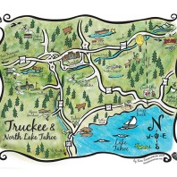 Can I use your Tahoe Map for my Wedding (and get it customized?)