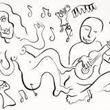 Family Band, Ink on paper – $190