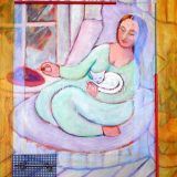 Contentment
24 in x 20 in, Mixed media on canvas, framed – SOLD