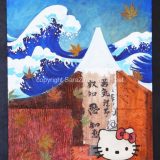 Japan (Eiko)
24 in x 20 in, Mixed media on canvas, framed – SOLD