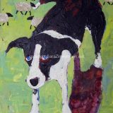 Libby
24 in x 20 in, Mixed media on canvas, framed – SOLD