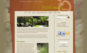 EvesGardenDesign is the new website I designed
