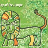 King of the Jungle:
Design using my different hand-drawn illustrations