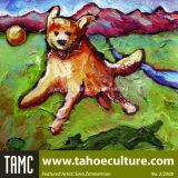 TAMC sticker: 
Tahoe Arts and Mountain Culture collectible sticker