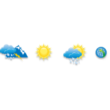 Weather consultant icons for website