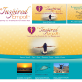 Logo design, graphic design, branding, business card design, web design, web coaching, web development, marketing and SEO for The Inspired Empath