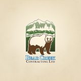 Bear Creek logo for a Canadian Contracting company