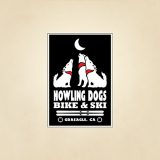 Howling Dogs Bike and Ski logo design