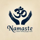 Logo for Namaste yoga studio
