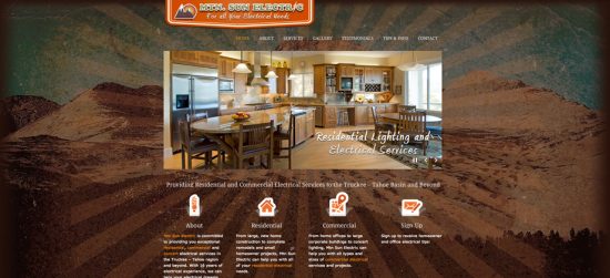 Web site design from design firm portfolios in Truckee Lake Tahoe Reno