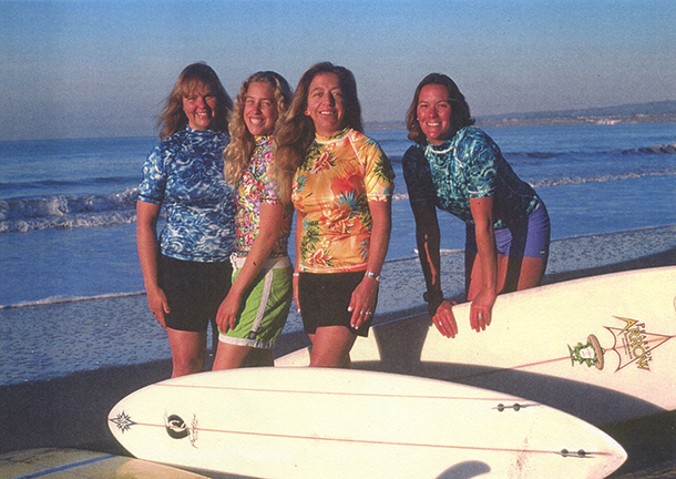 Women small business owners of Paradise Surf SHop