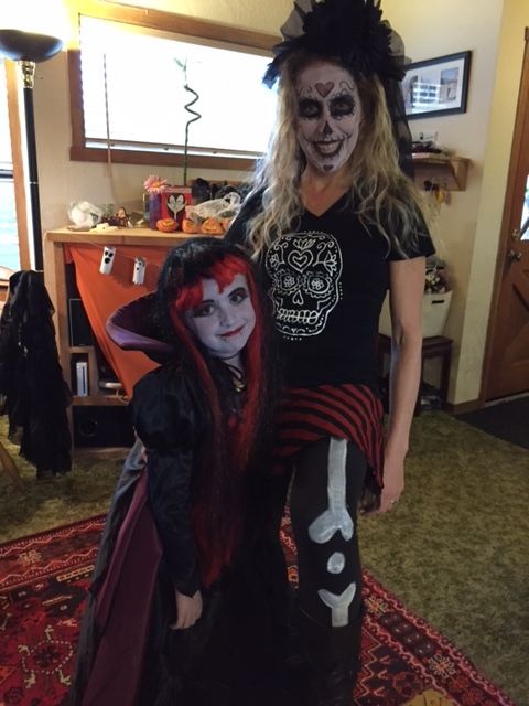 Day of the Dead and Halloween costume