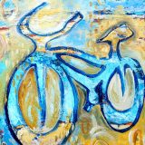 Beachside Bike No. 1, 11in x 14in, acrylic on canvas – (reg $195) – sale $97.50