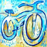 Beachside Bike No. 2, 11in x 14in, acrylic on canvas – (reg $195) – sale $97.50