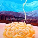 Desert Blossom, Acrylic on Canvas, 36 in x 24 in – (reg. $1090) SALE: $545