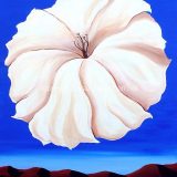 Petunia, Acrylic on Canvas- Framed: 30 in x 24 in – (reg. $690) SALE: $345