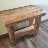 Rustic Bench from reclaimed Truckee barn beam – $390