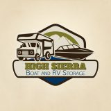 High Sierra Boat and RV storage logo design