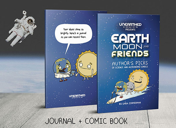 new comic books by Sara ZImmerman and Unearthed Comics are available