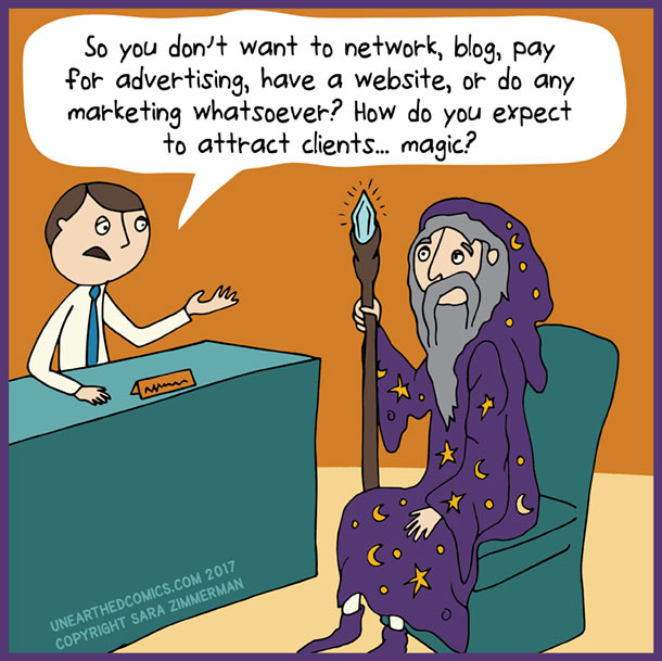 marketing comics and humor about marketing clients